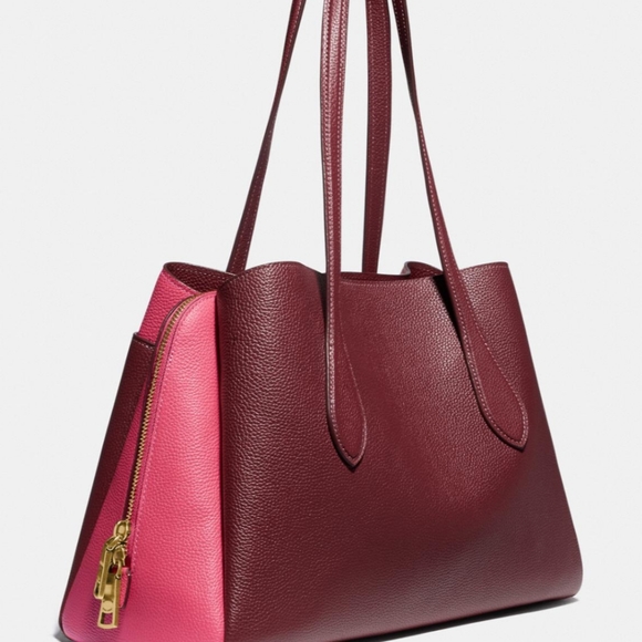 Coach Lora Carryall Colorblock Satchel BNWT - Picture 5 of 11